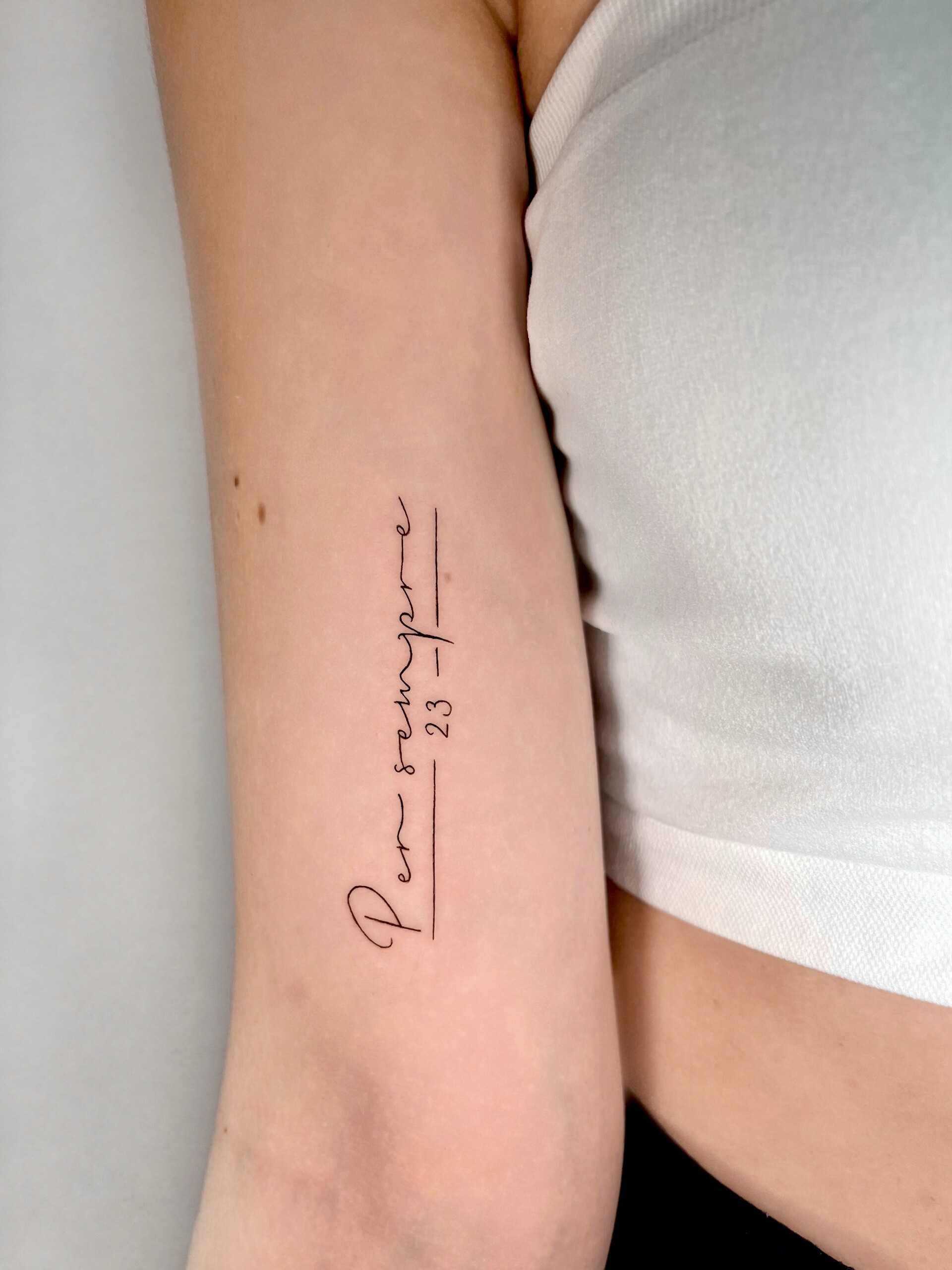 Tatuaje · Caligrafía
