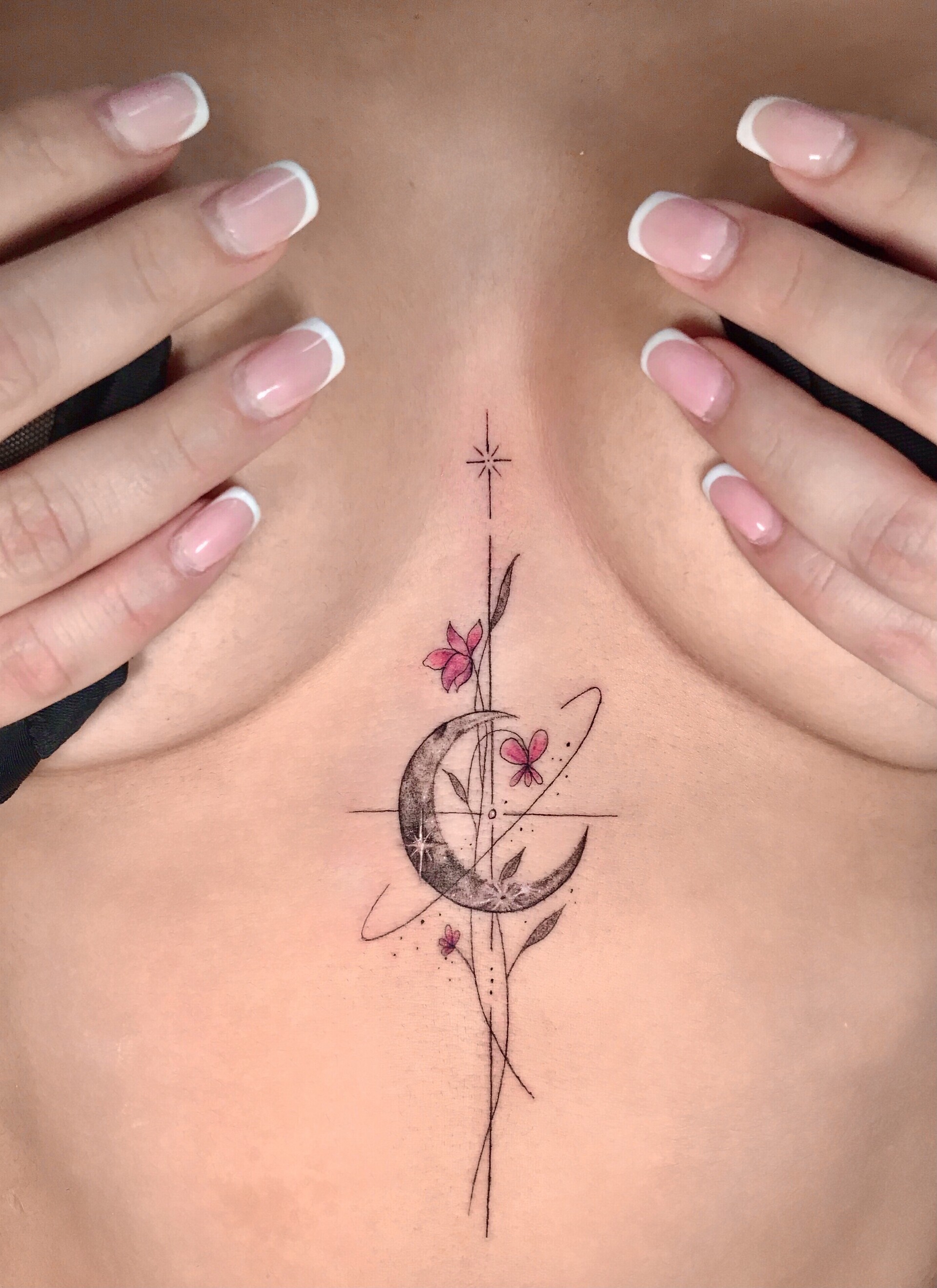Tatuaje · Línea fina + sombras