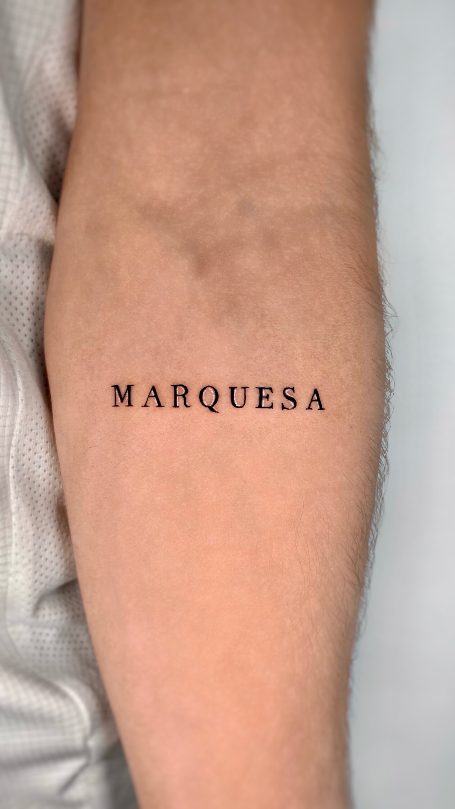 Tatuaje · Caligrafía